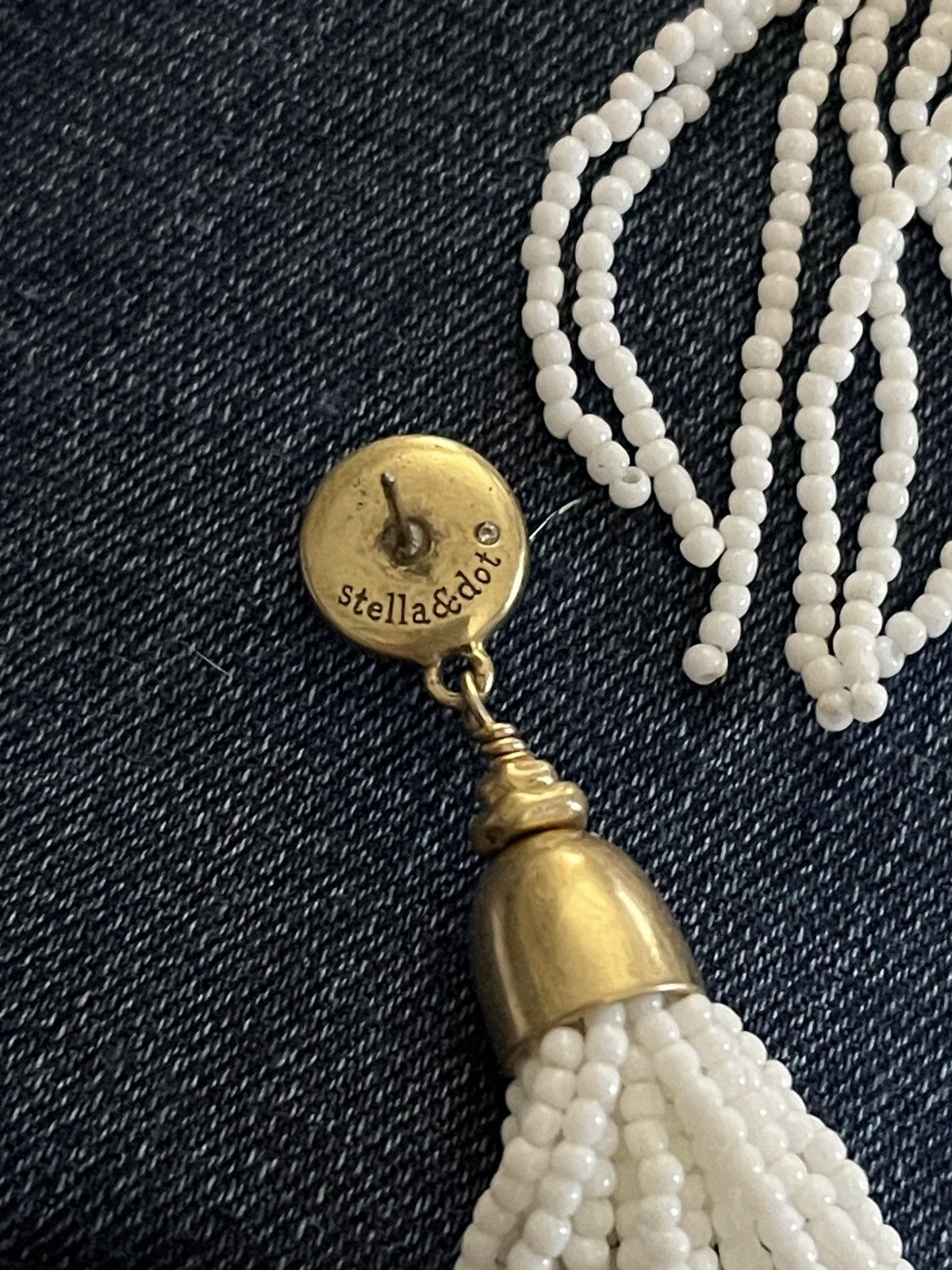 Other Stella & Dot Beaded Tassel earrings with howlite bohemian Size ONE SIZE - 4 Thumbnail