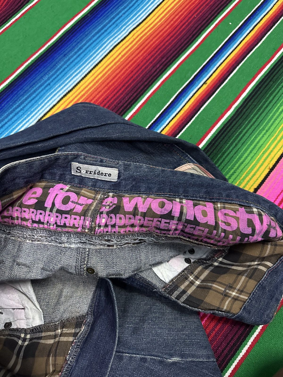 Japanese Brand 💥Double Waist Flare💥 SORRIDERE double waist Multipocket 💥 Size US 32 / EU 48 - 10 Thumbnail