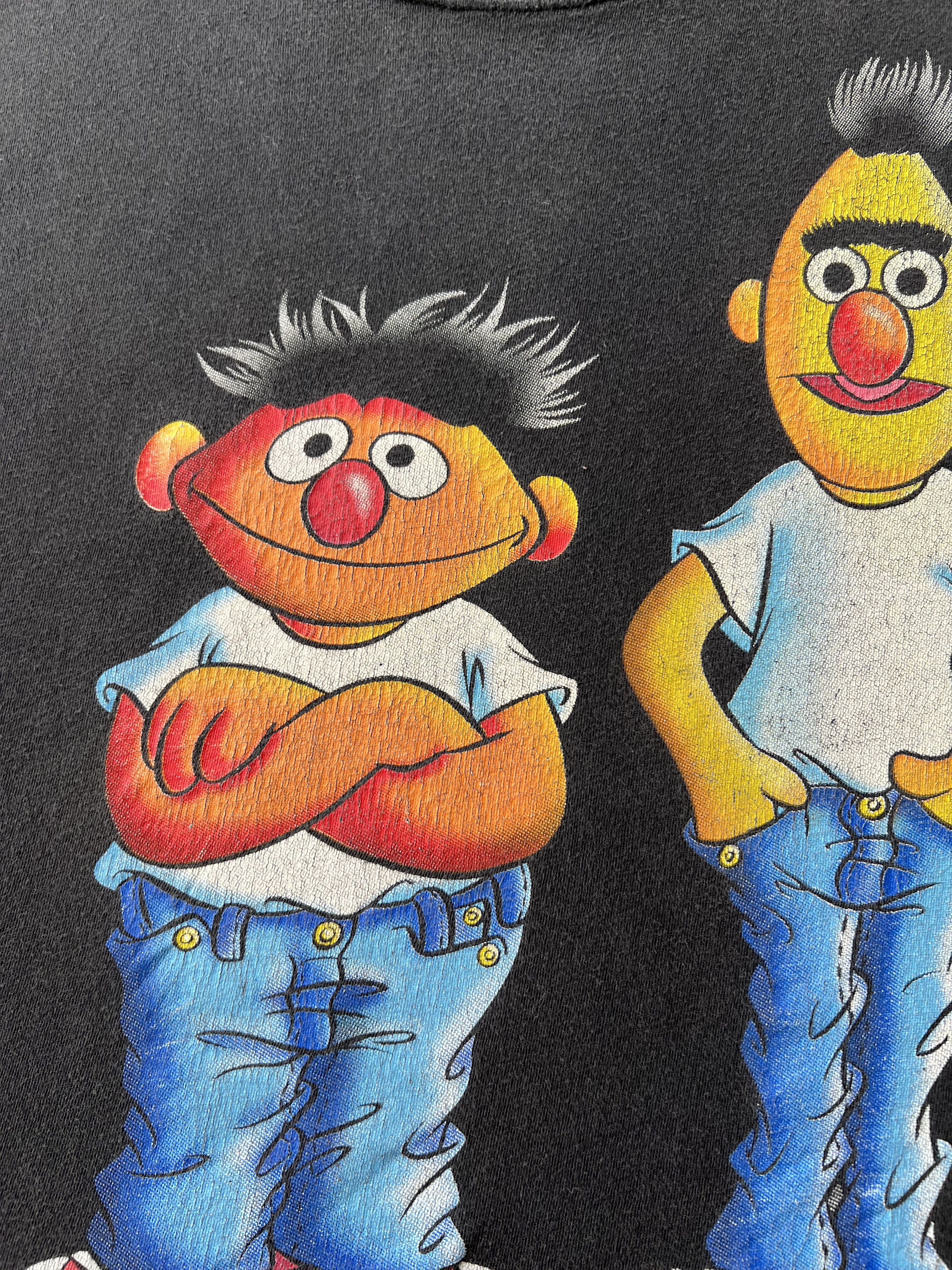 Cartoon Network Vintage 1998 Sesame Street Muppets Bert Ernie Jim Henson Tee Size US L / EU 52-54 / 3 - 6 Thumbnail