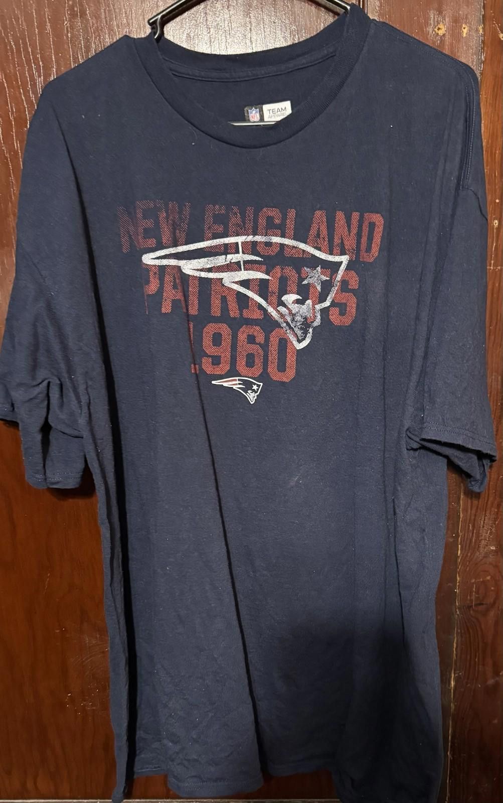 The Unbranded Brand New England Patriots Men XXL Blue Team Apparel T-shirt Size ONE SIZE - 1 Thumbnail