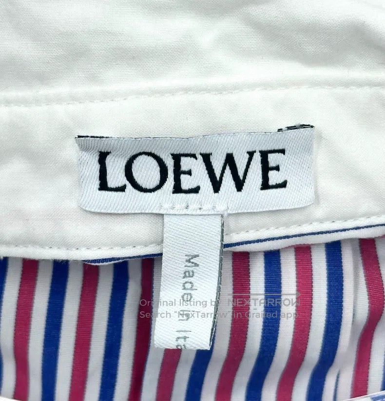 Loewe Loewe Colorblock Striped Arm Embroidered Logo Hooded Long Size XS / US 0-2 / IT 36-38 - 3 Thumbnail