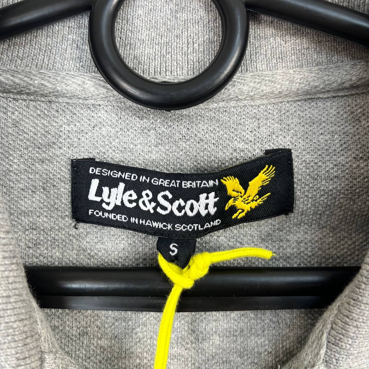 Lyle & Scott Lyle And Scott Long Sleeve Polo Shirt Marl Pique Cotton Sz S Size US S / EU 44-46 / 1 - 3 Thumbnail