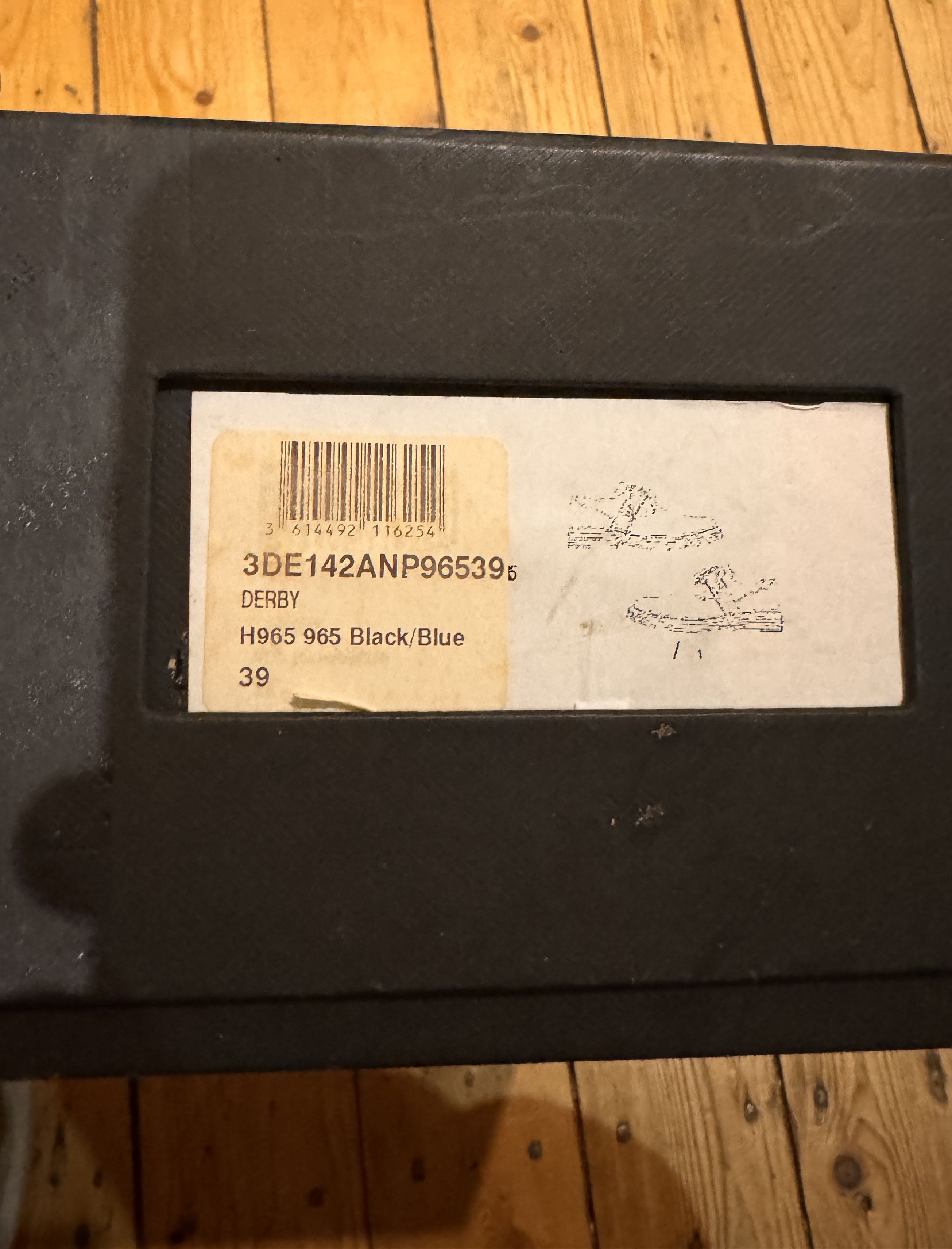 Dior DIOR HOMME H965 Derby Black Shoes with Blue belting EU39 Size US 6 / EU 39 - 15 Thumbnail