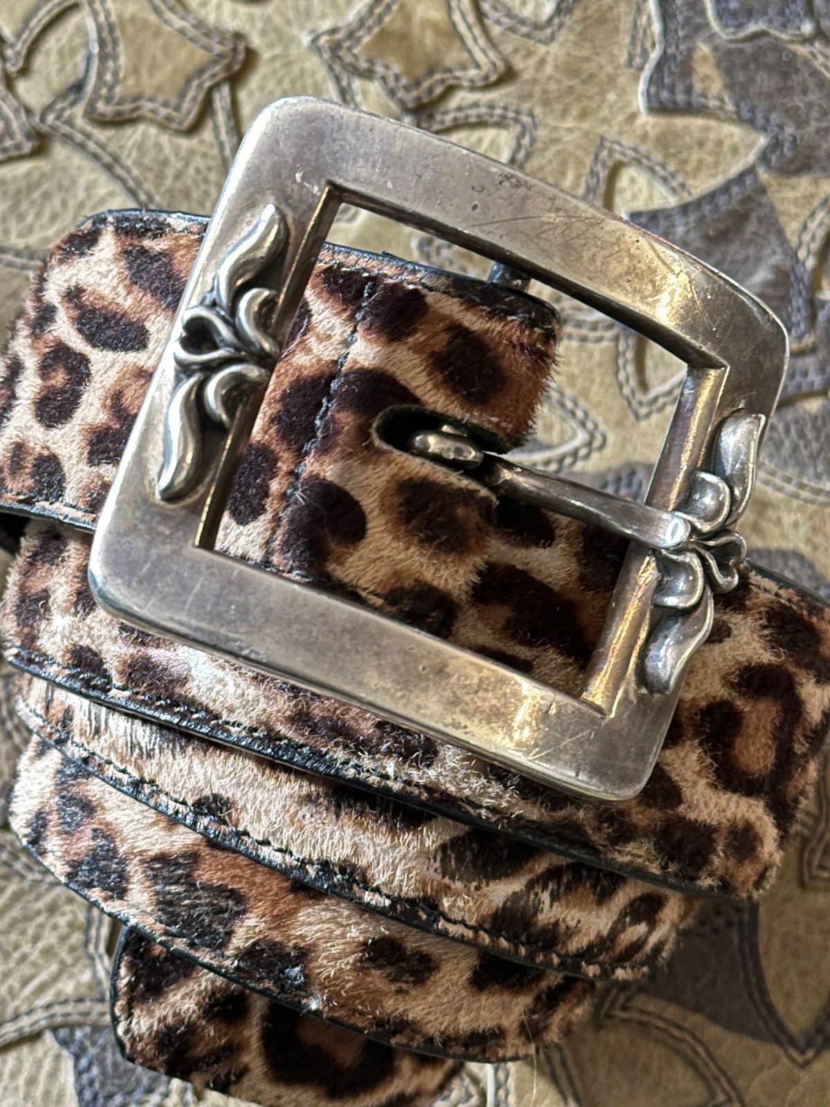 Chrome Hearts CHROME HEARTS CHEETAH OJC BELT Size 34 - 2 Thumbnail