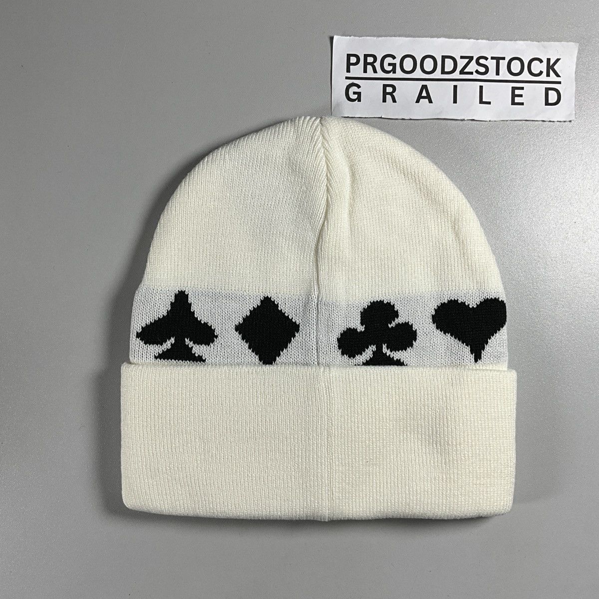 Stussy Stussy beanie hat - natural Size ONE SIZE - 3 Thumbnail