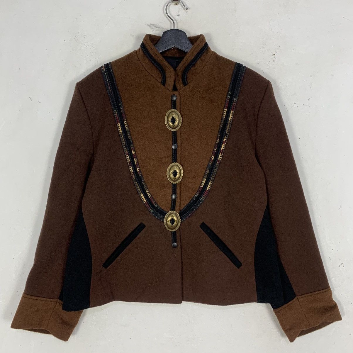 Vintage Vintage Coloturq Clothing Outdoor Outwear Wool Jaacket Size US M / EU 48-50 / 2 - 2 Thumbnail