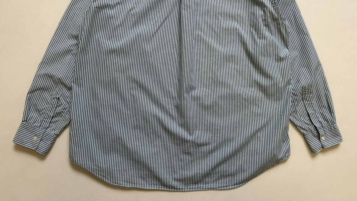 Comme des Garcons ‘Embroidered Stripe’ White/Blue Stripe Shirt Size US L / EU 52-54 / 3 - 16 Thumbnail