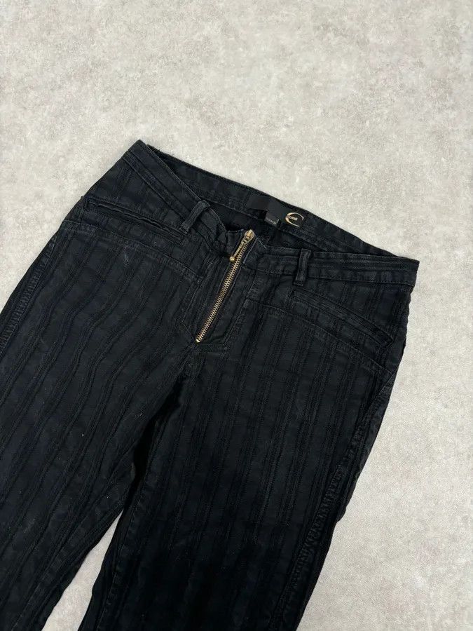 Just Cavalli 2000s Cavalli Black Bootcut Low-Rise Pants Size US 30 / EU 46 - 5 Thumbnail