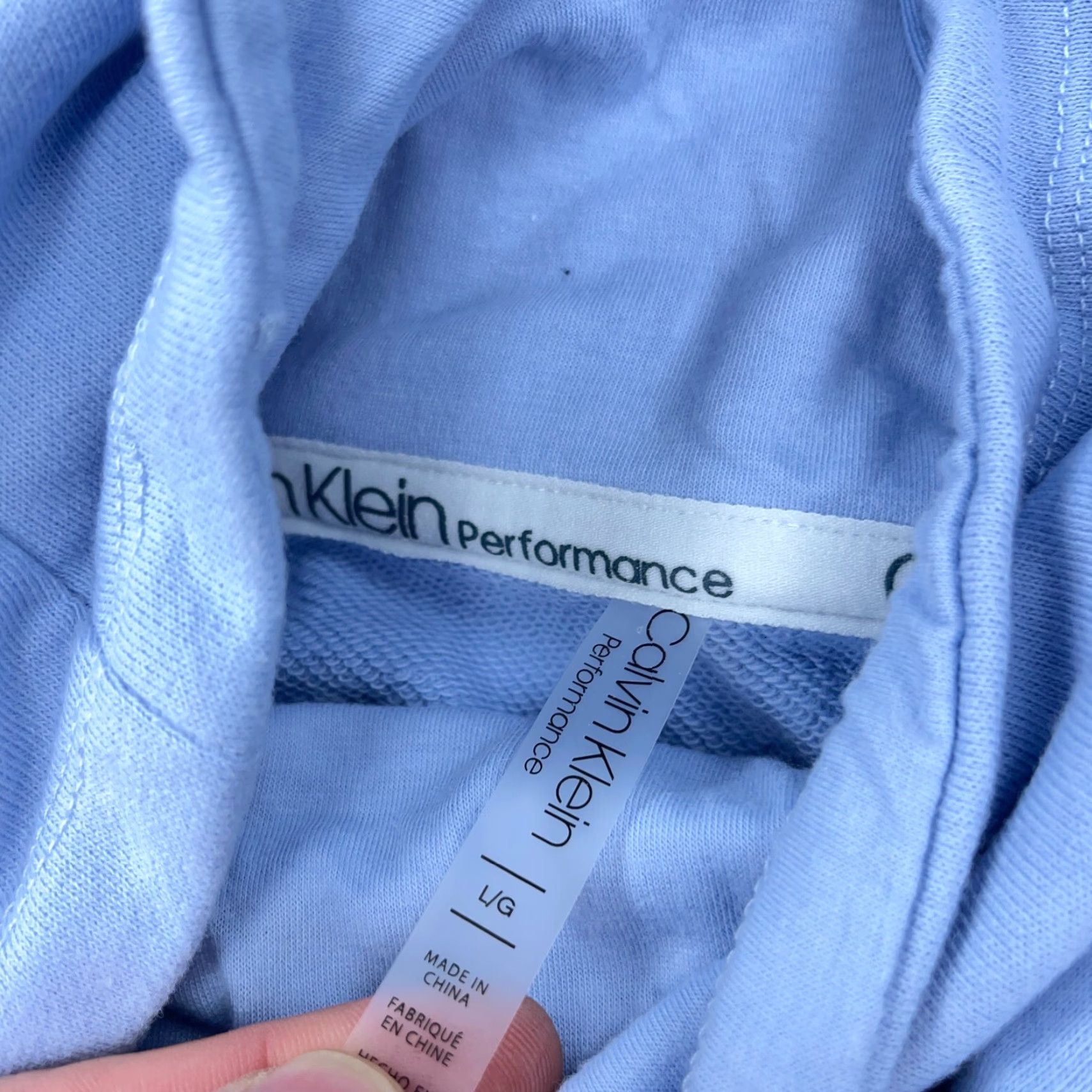 Calvin Klein Calvin Klein Hoodie Women Large Blue Logo Activewear Pullover Sweatshirt Casual All Seasons Sports Size L / US 10 / IT 46 - 7 Thumbnail
