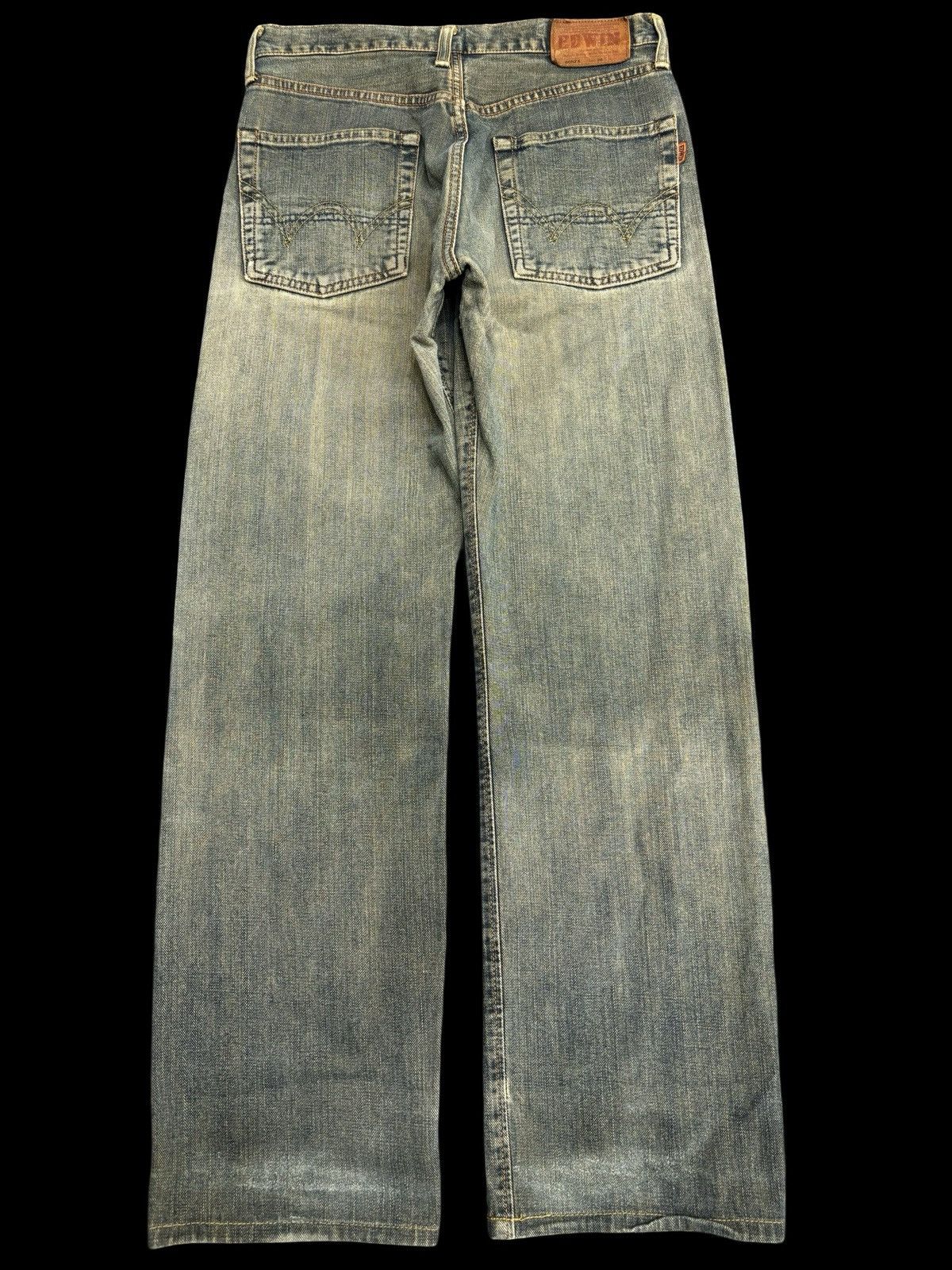 Edwin 💥Rare Selvedge💥Vintage Edwin 505X Yellow Selvedge Denim F578 Size US 29 - 1 Thumbnail