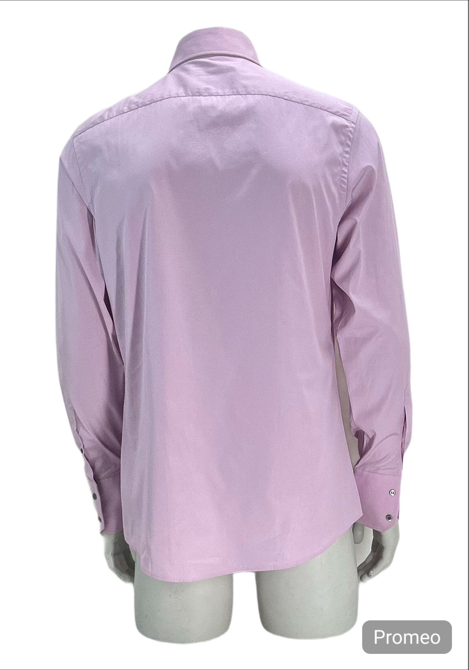 Gucci Gucci Pink Slim Fit Darted Shirt With Double Button Collar Size US L / EU 52-54 / 3 - 3 Thumbnail