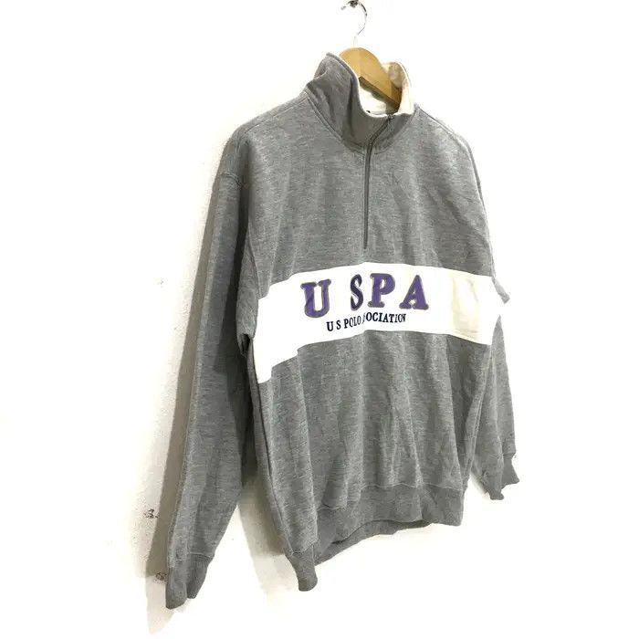 U.S. Polo Assn. Vtg USPA POLO ASSOCIATION Pony Sweatshirt Big Logo Sweater Size US L / EU 52-54 / 3 - 5 Thumbnail