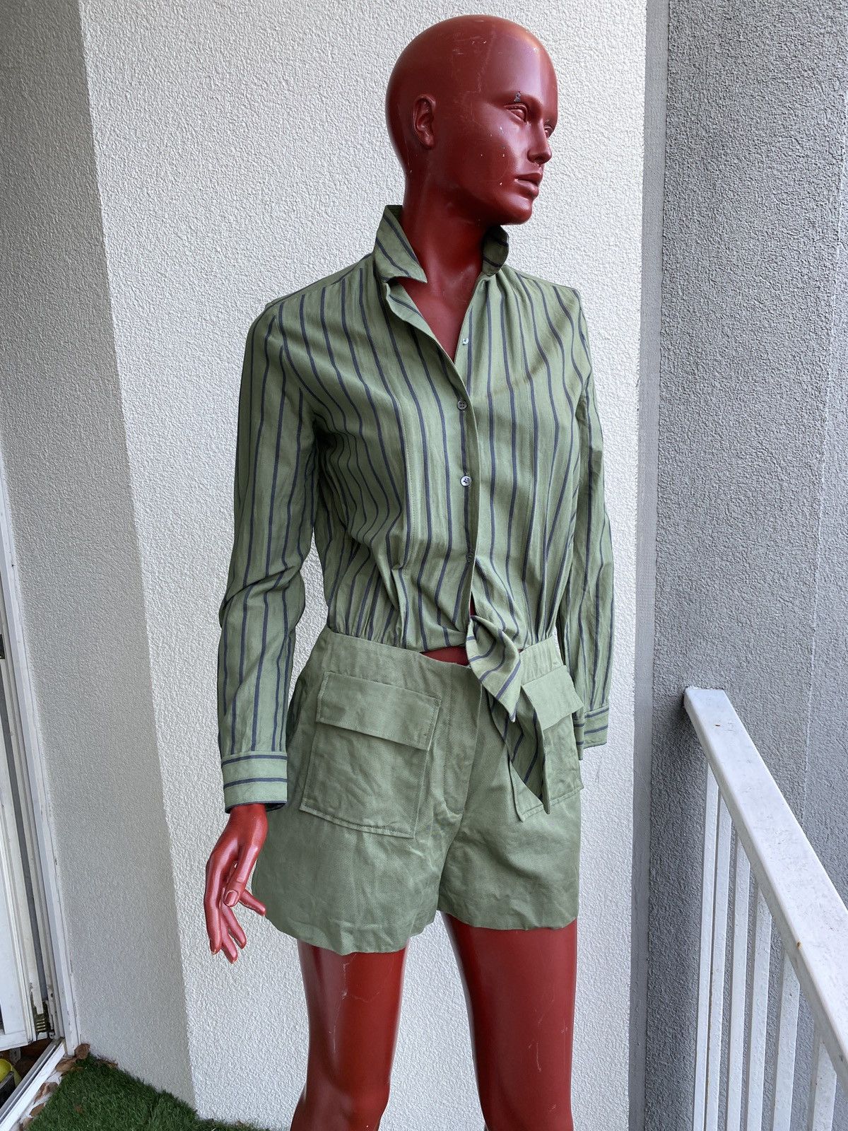 Sandro Panik Playsuit size 2 cotton Sandro Size 26" / US 2 / IT 38 - 6 Thumbnail