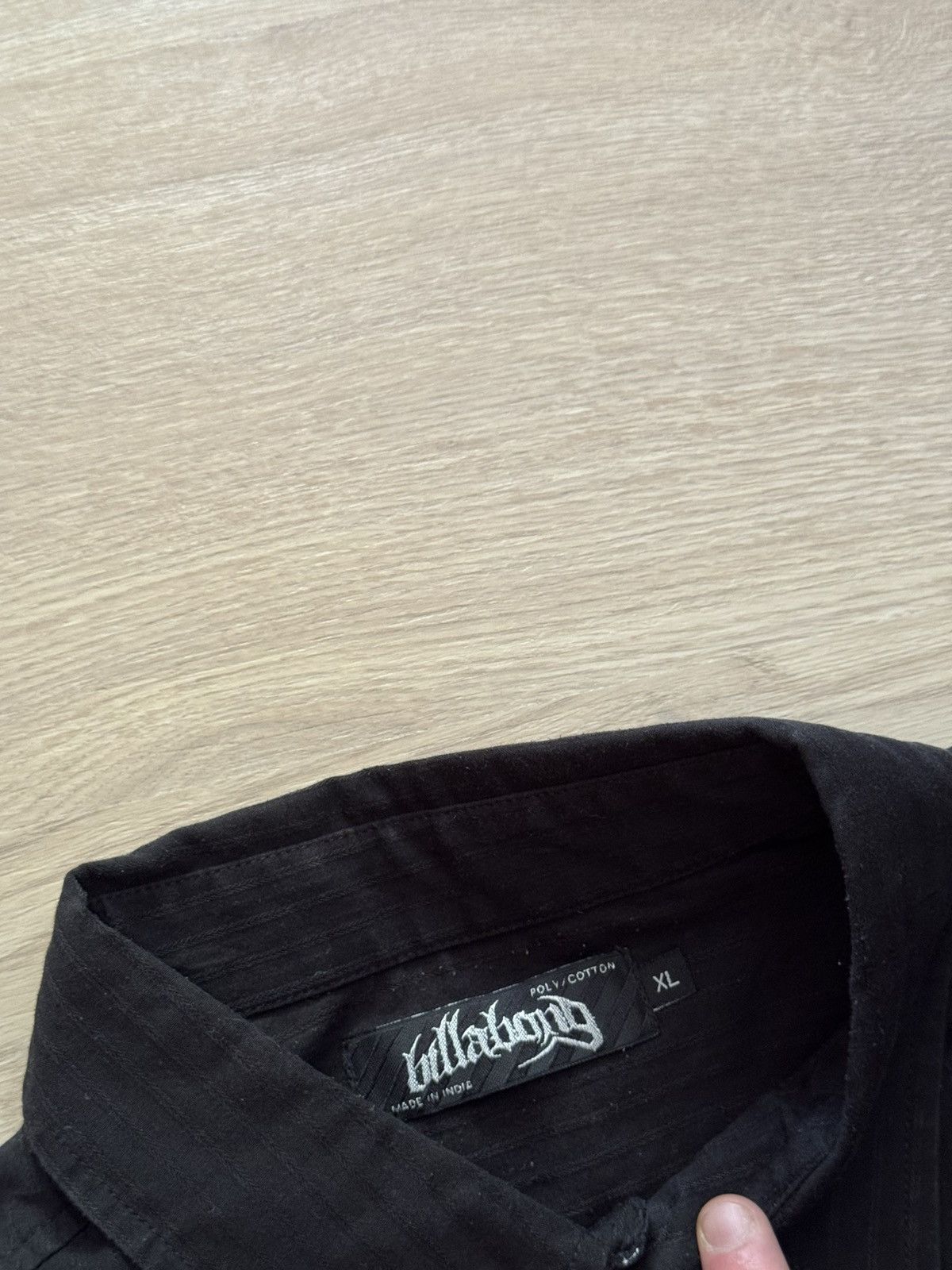 Billabong Vintage 00’s Billabong y2k Skateboarding Black Baggy Shirt Size US XL / EU 56 / 4 - 6 Thumbnail