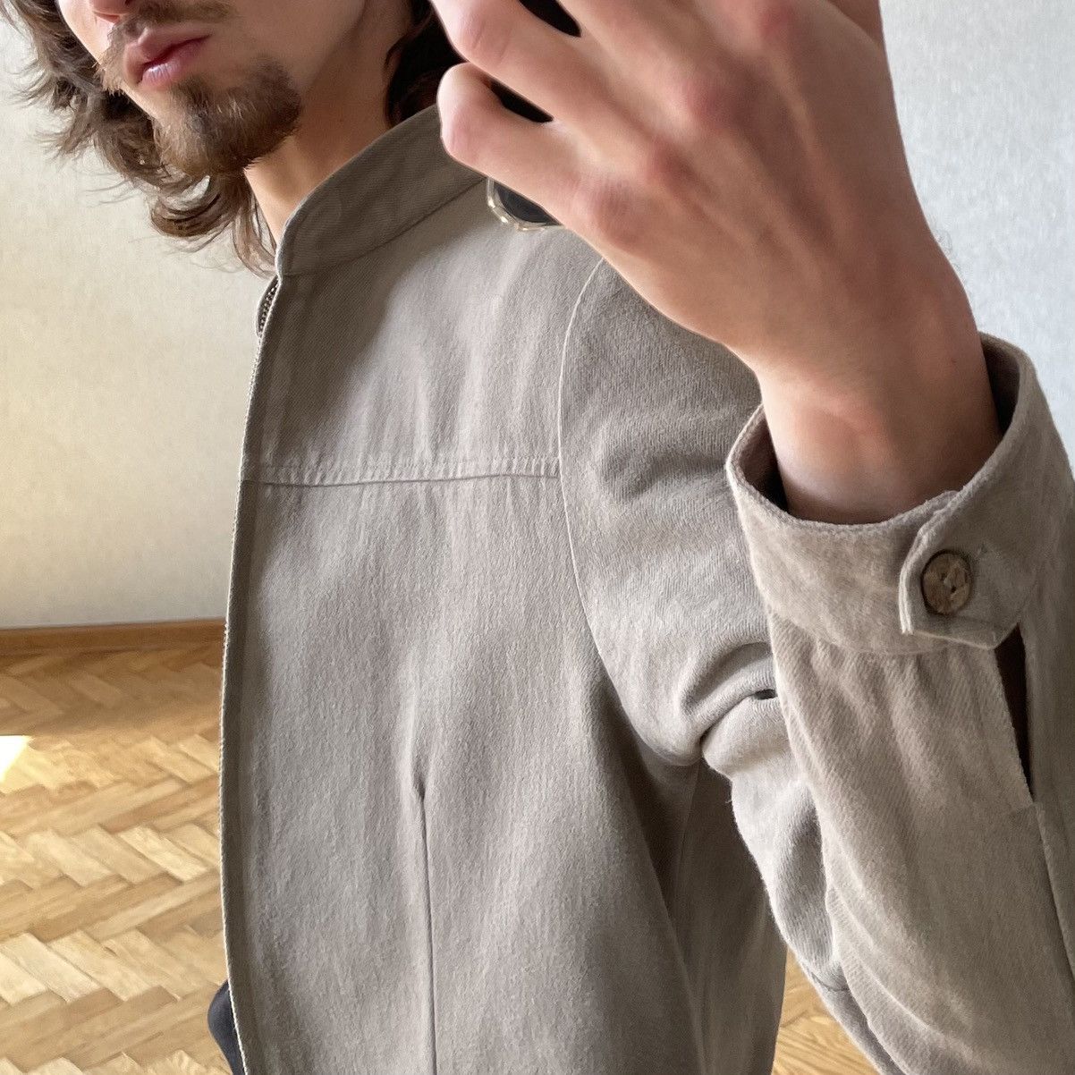 Vintage Vintage Hemp Coat Zip Jacket 00s «The Earth Collection» Size US M / EU 48-50 / 2 - 14 Thumbnail