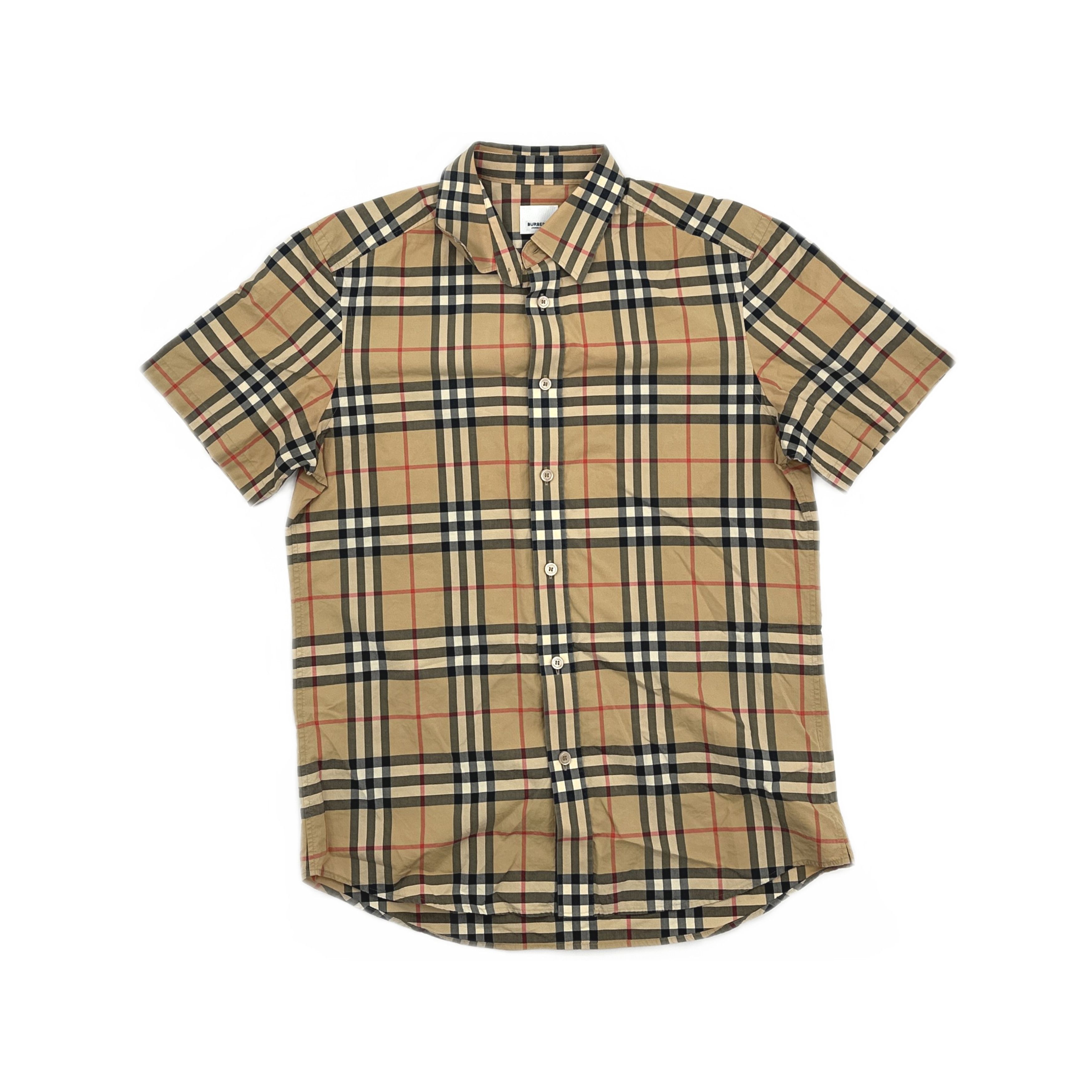 Burberry Burberry Check Short Sleeve Button Up Shirt Size M Size US M / EU 48-50 / 2 - 1 Thumbnail