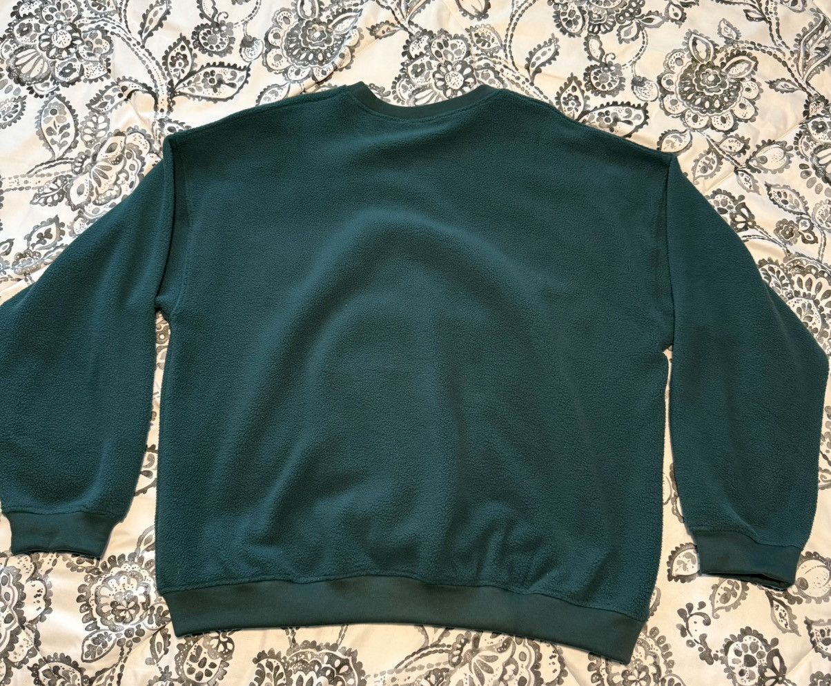 Other Green Reverse Fleece Sweater Size US L / EU 52-54 / 3 - 2 Thumbnail