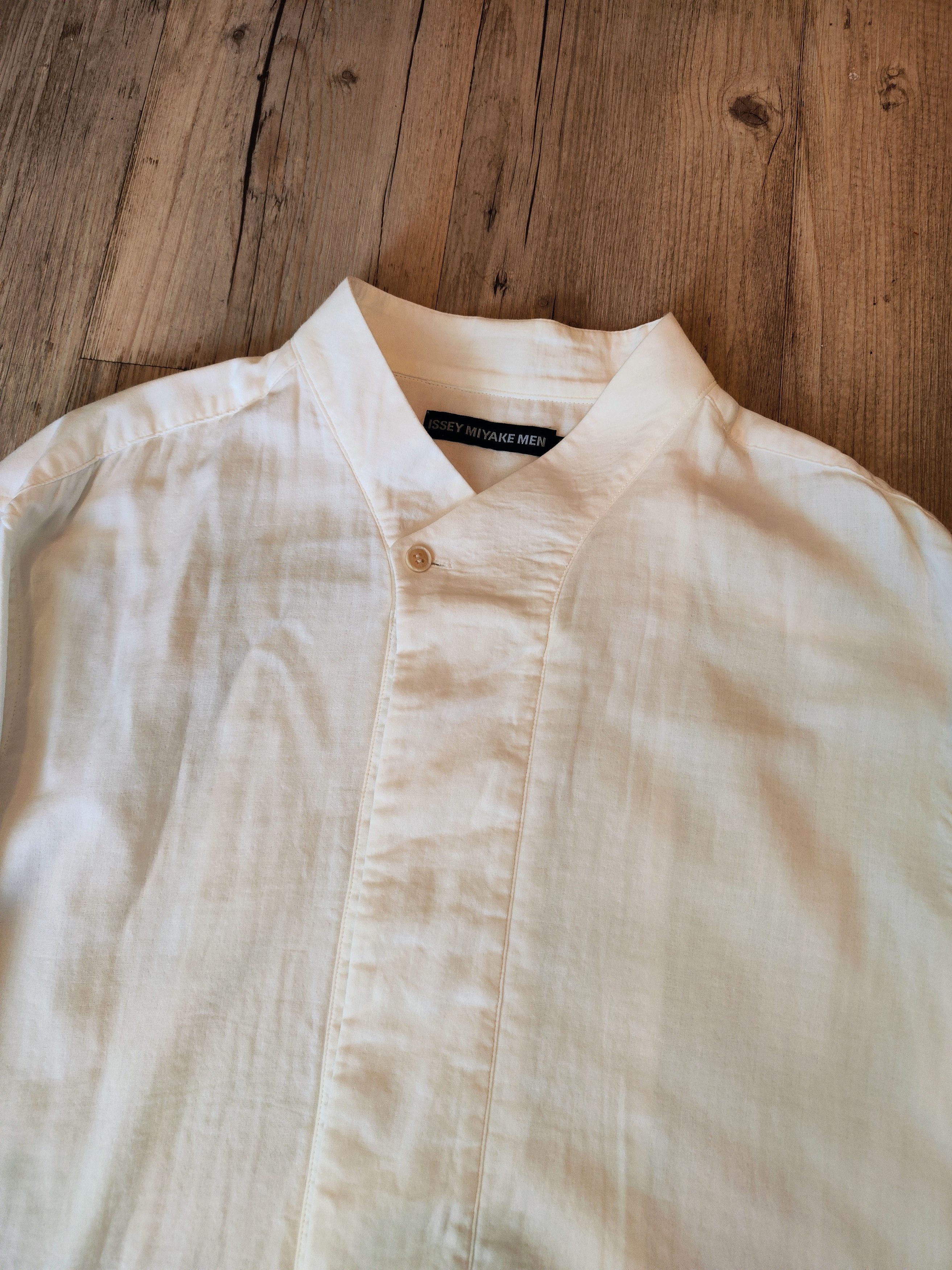 Issey Miyake SS18 Mandarin collar shirt.Like Julius or Rick Owens shirts Size US XL / EU 56 / 4 - 7 Thumbnail