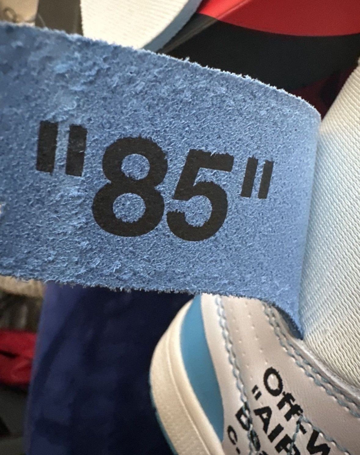 Jordan Brand × Off-White Jordan 1 x Offwhite UNC Colorway Size US 9.5 / EU 42-43 - 7 Thumbnail