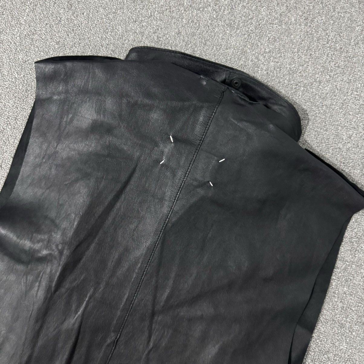 Maison Margiela Maison Margiela - Blank Tag - Reassembled Black Leather Size XS / US 0-2 / IT 36-38 - 8 Thumbnail