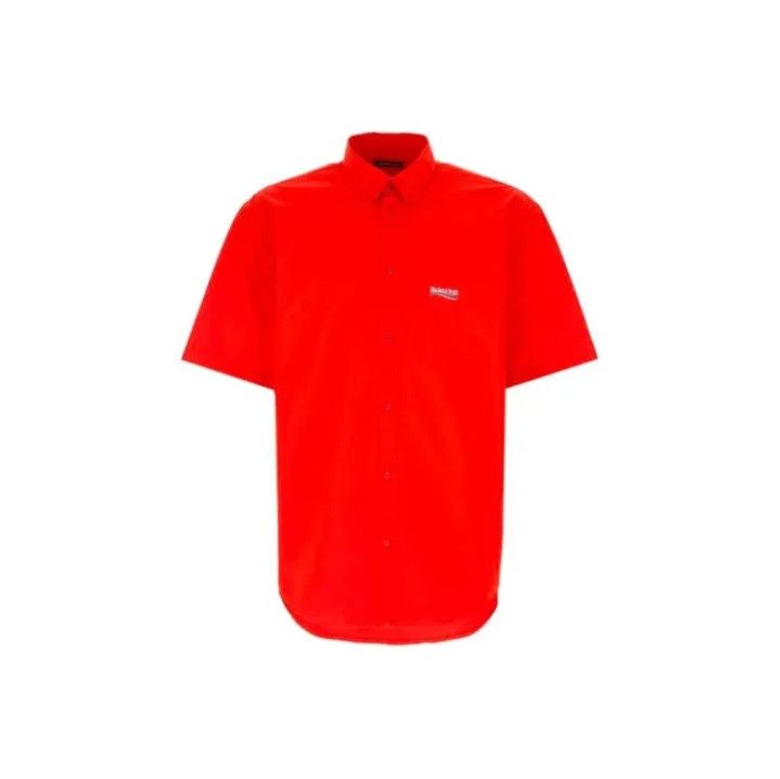 Balenciaga Balenciaga Red Long Sleeve Shirt for Men Size US M / EU 48-50 / 2 - 1 Thumbnail