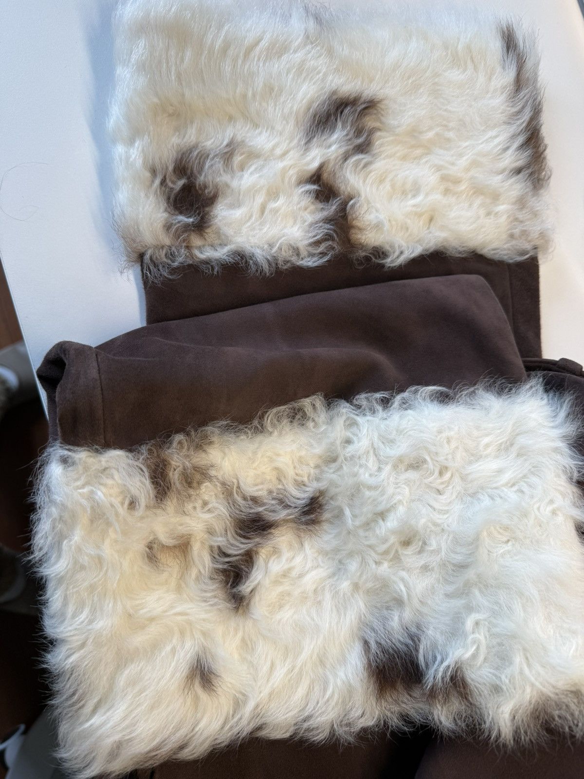 Gucci tailored suede pants with shearling trim size48 Size US 32 / EU 48 - 20 Thumbnail