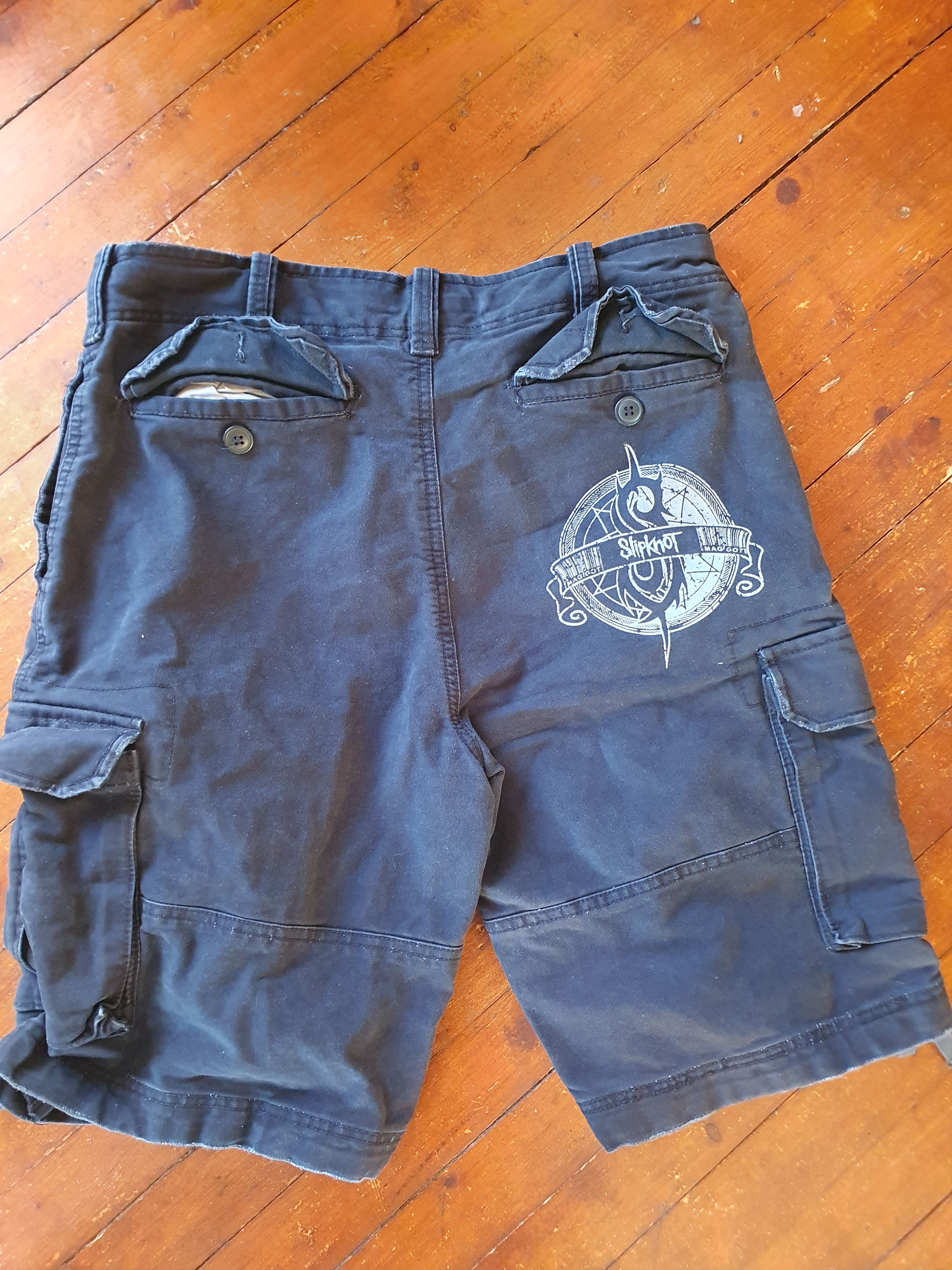 Band Tees × Slipknot × Vintage Slipknot Maggot Vintage Shorts Y2K Cargo Pockets sz 32 Size US 32 / EU 48 - 2 Thumbnail