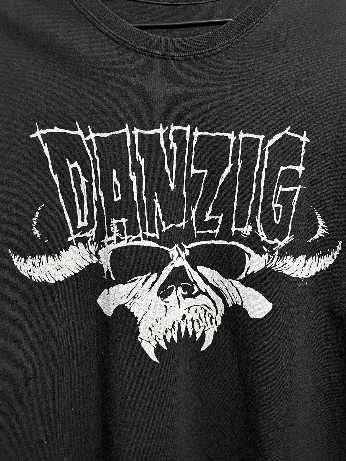 Band Tees Vintage 00s Danzig Heavy Metal Band Misfits Faded T-Shirt Size US XXL / EU 58 / 5 - 5 Thumbnail