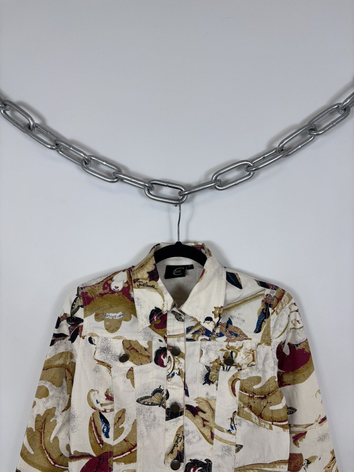 Just Cavalli Just Cavalli Women’s Floral Leaves Butterfly Short Jacket Size M / US 6-8 / IT 42-44 - 3 Thumbnail