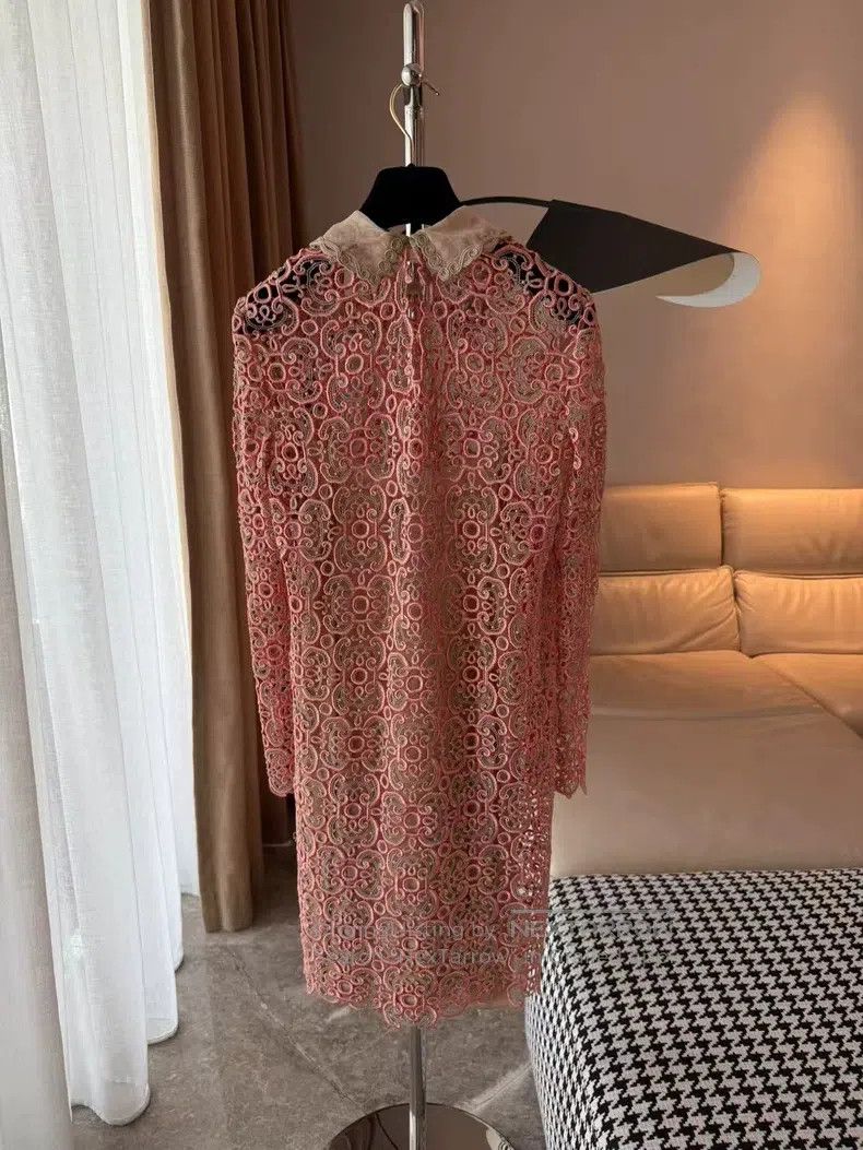 Fendi Fendi Cut-Out Embroidered Dress Size XS / US 0-2 / IT 36-38 - 4 Thumbnail