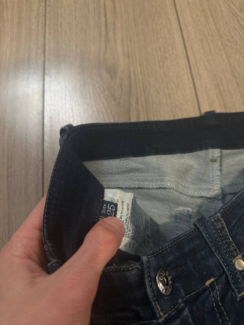 Diesel Diesel Jeans Women Size 25 Dark Wash Grupee Blue Size 25" / US 0 / IT 36 - 5 Thumbnail