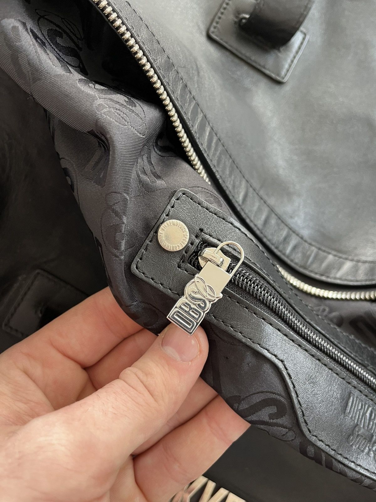 Dirk Bikkembergs Archive Dirk Bikkembergs FW 2007 Rare Leather Football Bag Size ONE SIZE - 19 Thumbnail