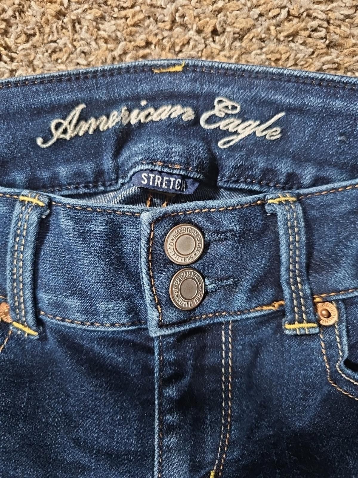 American Eagle Outfitters American Eagle Artist Stretch Sz 6 Jeans Size 28" / US 6 / IT 42 - 2 Thumbnail