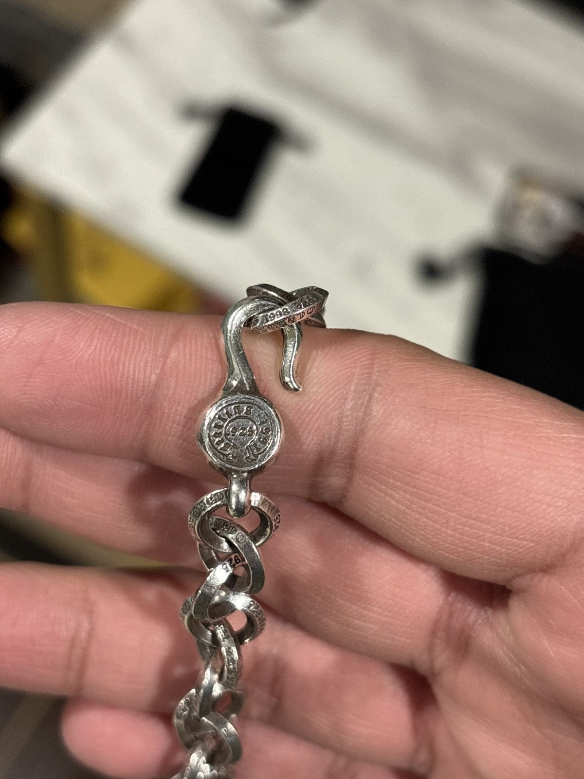 Chrome Hearts Chrome Hearts Single B Ring Bracelet Size ONE SIZE - 4 Thumbnail