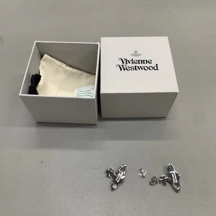 Vivienne Westwood Vivienne Westwood Mayfair Classic Brass Earrings 0079 Size ONE SIZE - 1 Thumbnail