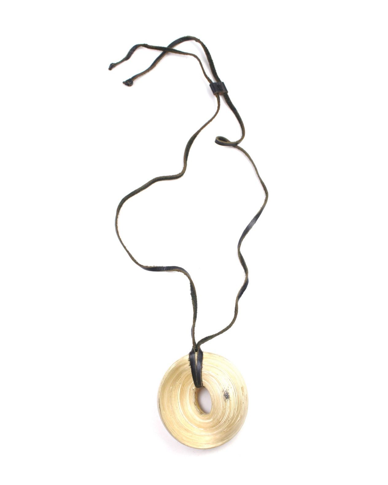 If Six Was Nine 2000S JAPANESE MADE NATURAL WHORL — BAMBOO ARTISAN NECKLACE Size ONE SIZE - 2 Thumbnail