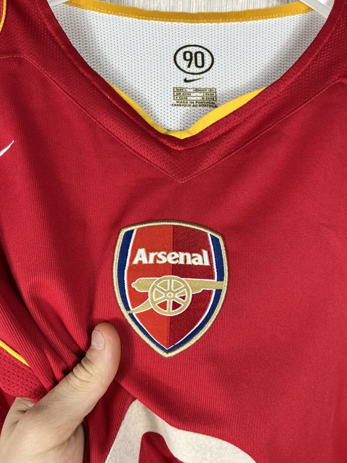 Nike Vintage Nike Arsenal total 90 O2 jersey central logo t-shirt Size US L / EU 52-54 / 3 - 8 Thumbnail