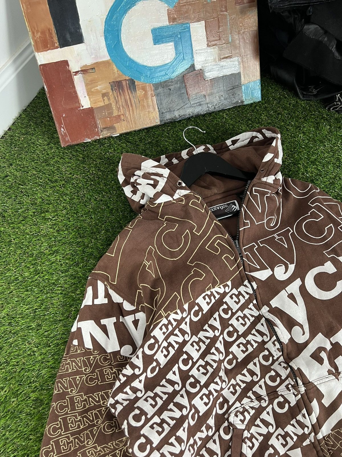 Enyce Vintage Enyce Patchwork Hoodie Size US XL / EU 56 / 4 - 2 Thumbnail