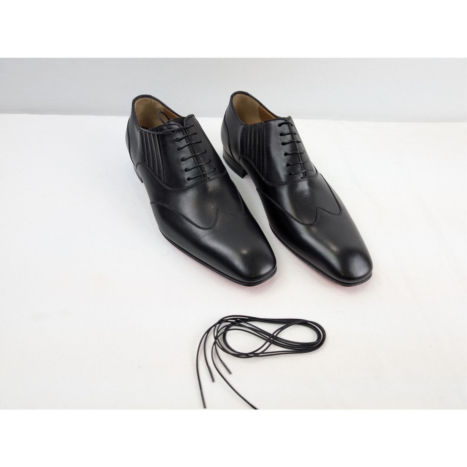 Christian Louboutin o1rshd1 My Amor W Flat Shoe Boots in Black Size US 10 / EU 43 - 6 Thumbnail