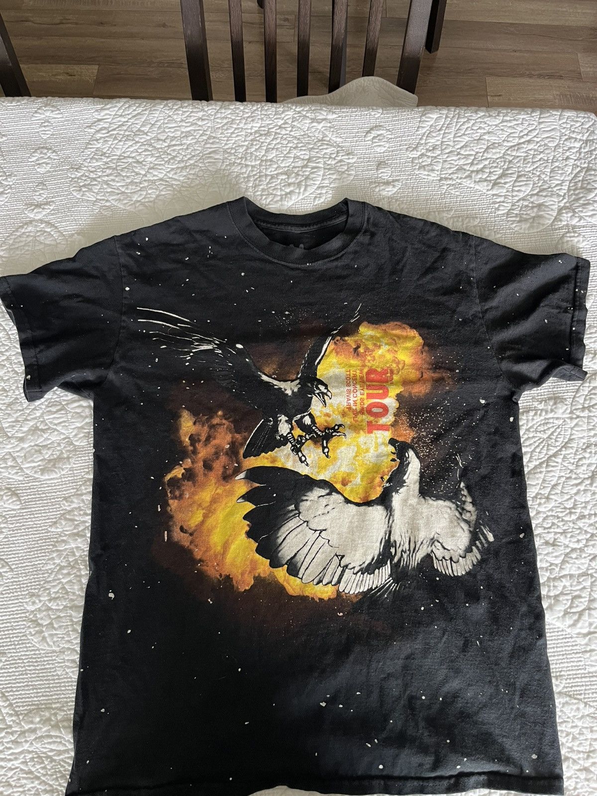 Travis Scott Birds in the Trap T-Shirt SZ M Concert Merch