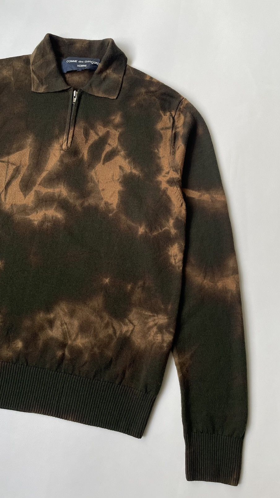 Comme des Garcons A/W 04 Camo Tie Dye Wool Sweater Size US M / EU 48-50 / 2 - 7 Thumbnail