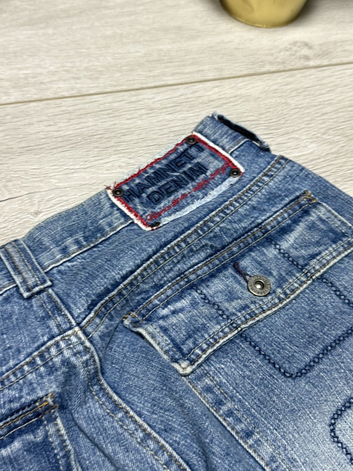 Katharine Hamnett London Katharine Hamnett big logo H flared jeans pants Size US 32 / EU 48 - 8 Thumbnail