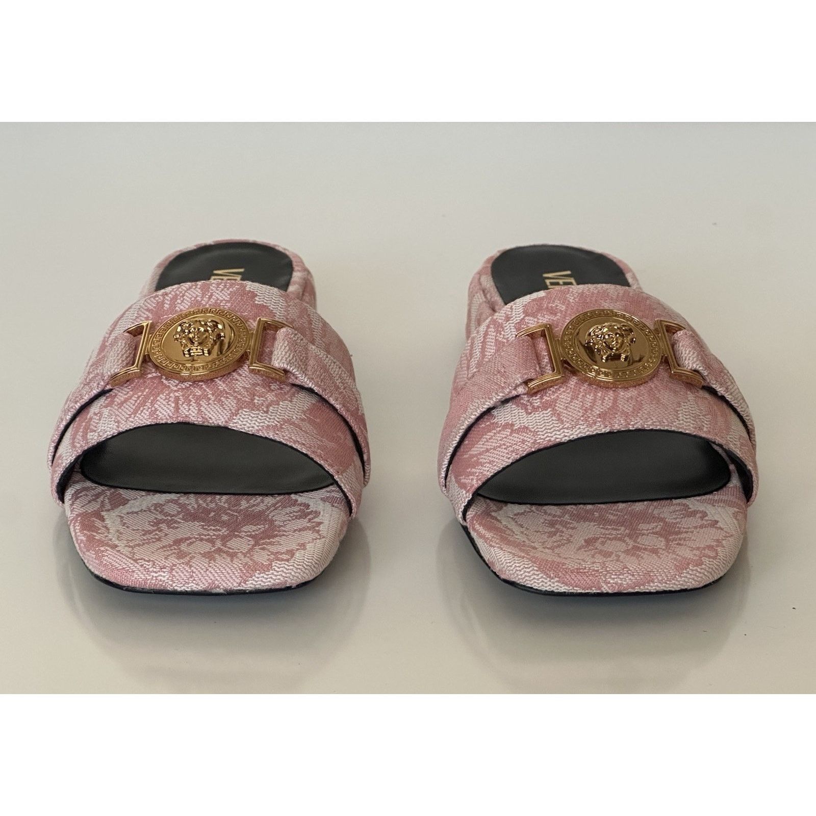 Versace VERSACE Womens Medusa Head Baby Pink Sandals 11.5 US 1014748 Size US 11.5 / IT 41.5 - 9 Thumbnail