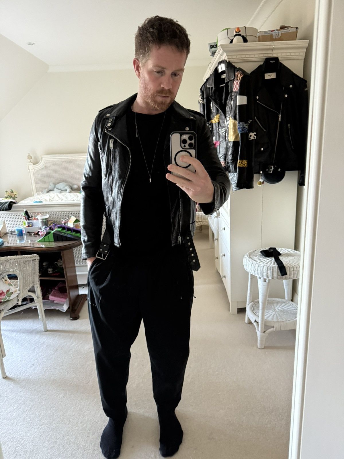 Saint Laurent Paris Saint Laurent Bloodluster leather L17 biker jacket 46 Hedi Size US S / EU 44-46 / 1 - 4 Thumbnail