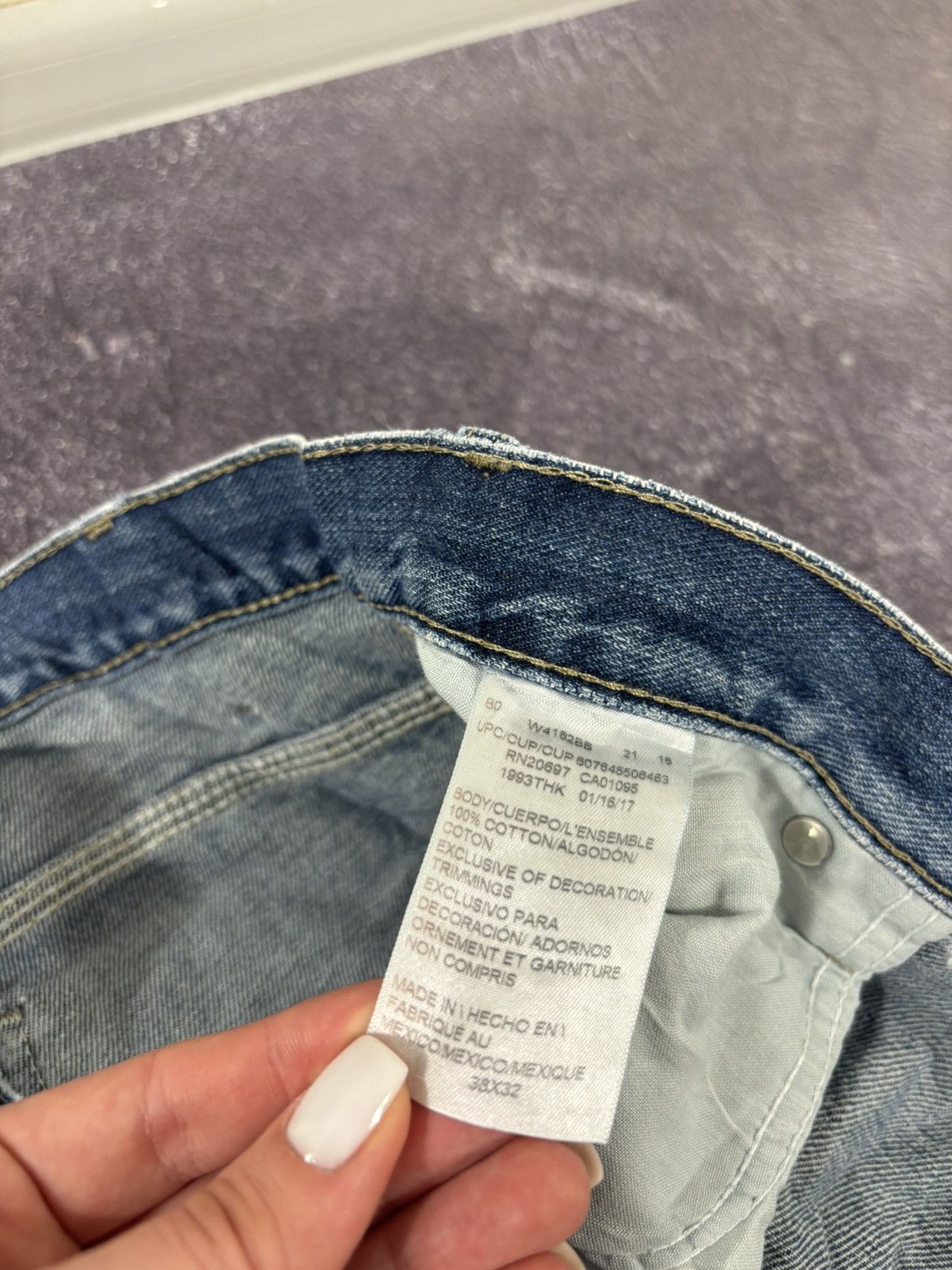 Dickies Vintage Dickies Y2K Carpenter Blue Work Denim Baggy Jeans Size US 38 / EU 54 - 14 Thumbnail