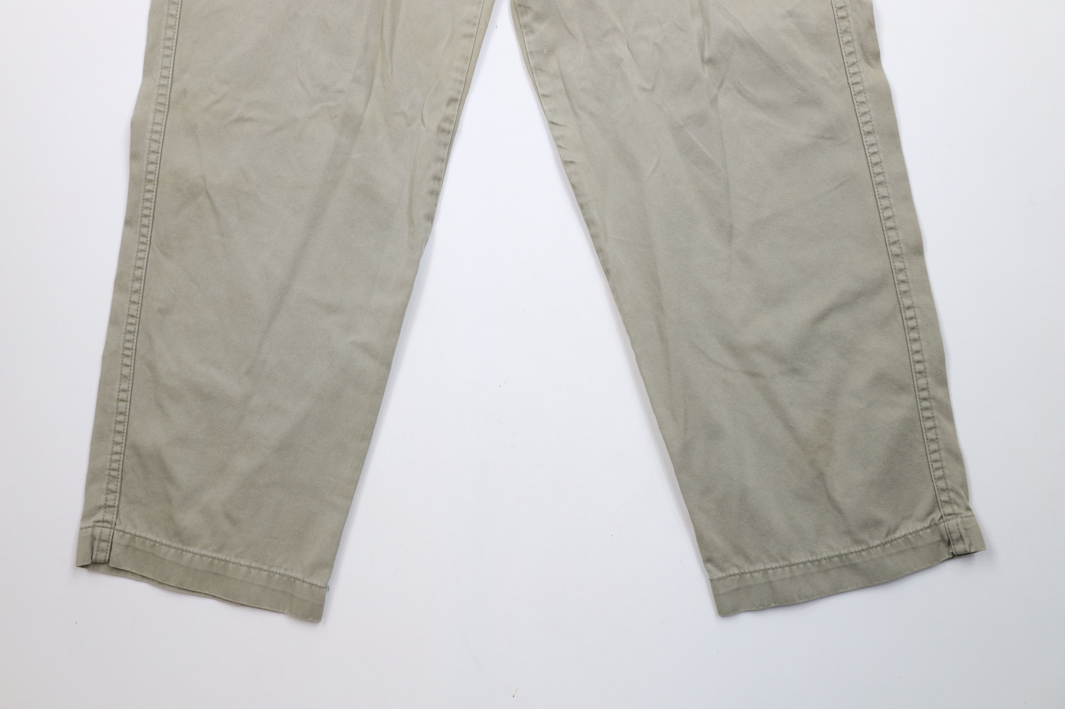 Vintage Vintage 90s Y2K Streetwear Baggy Wide Leg Cargo Pants Green Size US 30 / EU 46 - 4 Thumbnail