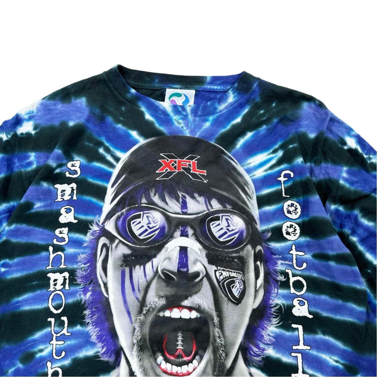 Vintage Vintage Rare Liquid Blue XFL Chicago Enforcers All Over Size US M / EU 48-50 / 2 - 2 Thumbnail