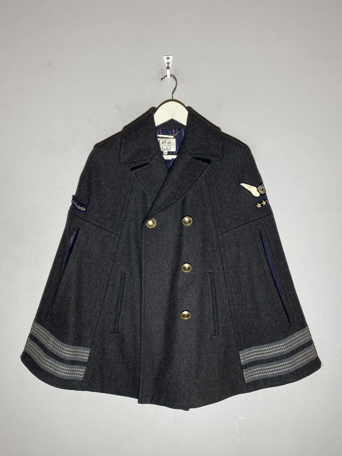 Tommy Hilfiger Gigi Hadid x Tommy Hilfiger Runway Wool Coat Jacket Size S / US 4 / IT 40 - 3 Thumbnail