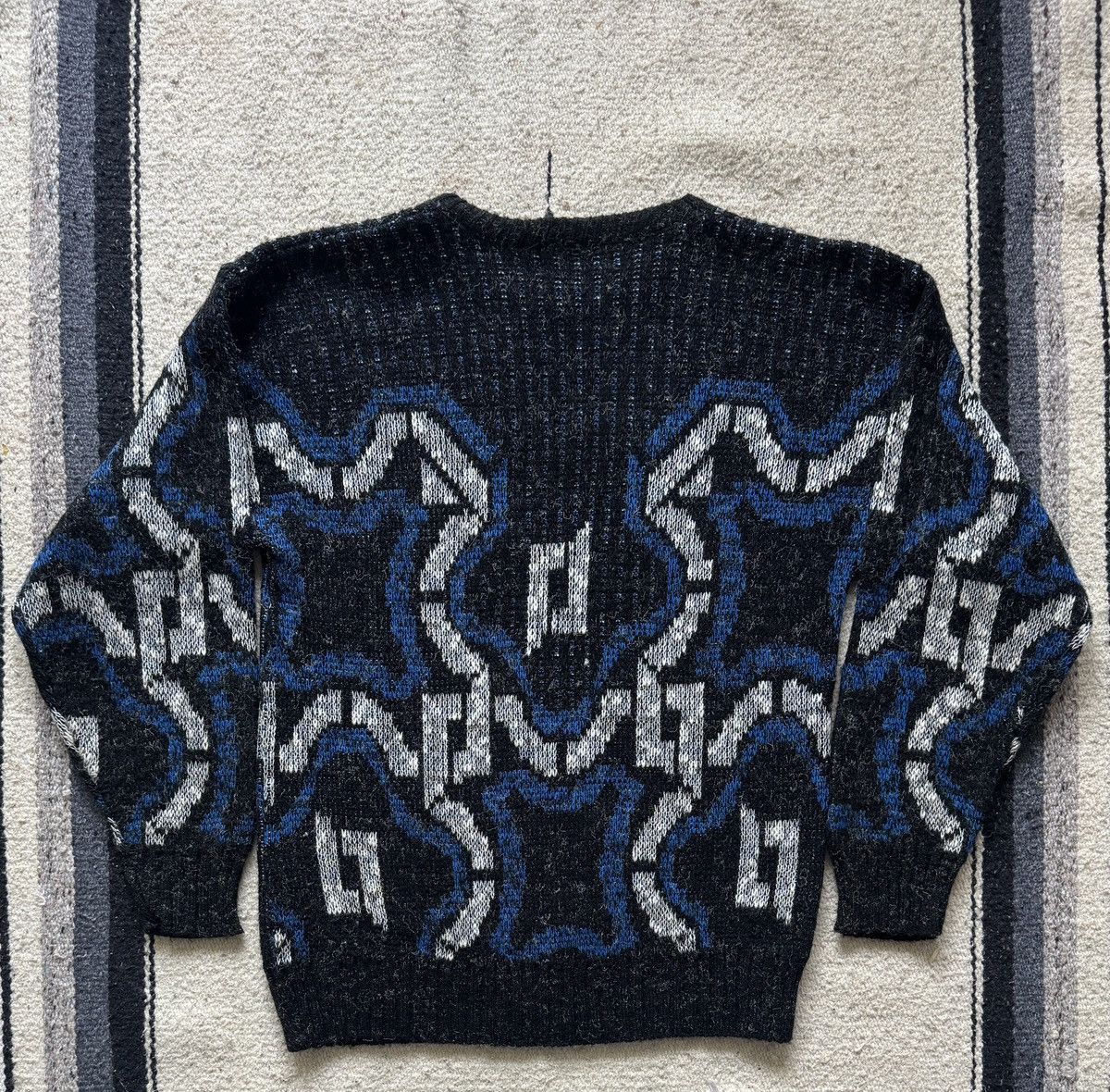 Vintage Vintage 90s Scandia Knit Pattern Grandpa Sweater Medium Size US M / EU 48-50 / 2 - 6 Thumbnail
