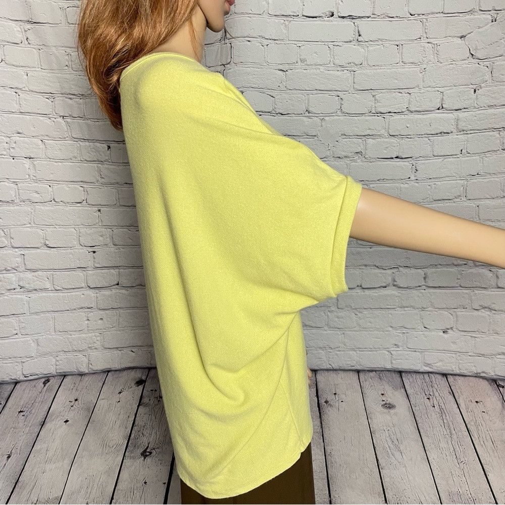 Michael Stars NWT New $88 Michael Stars Ellie Elbow Sleeve Boat Neck Lime Size L / US 10 / IT 46 - 4 Thumbnail